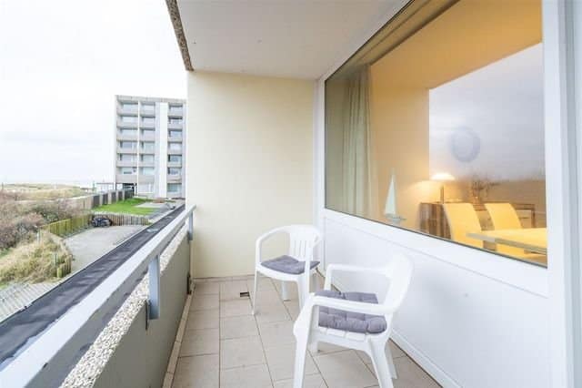 Toplage - Exklusive Ferienimmobilie mit Meerblick auf Borkum - Aussicht Süd-West