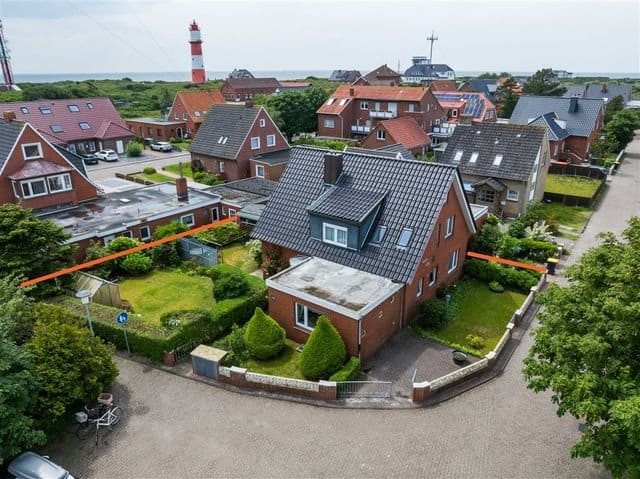 Feriendomizil nahe des Südstrands auf Borkum - Seitenansicht