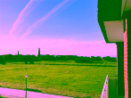 Blick vom Balkon