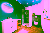 Badezimmer mit Dusche