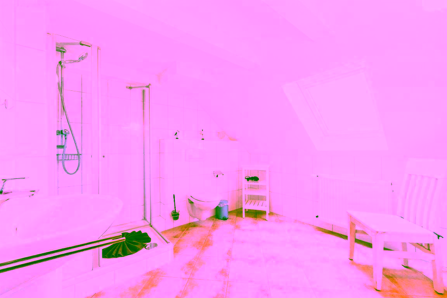 Badezimmer Dachgeschoss