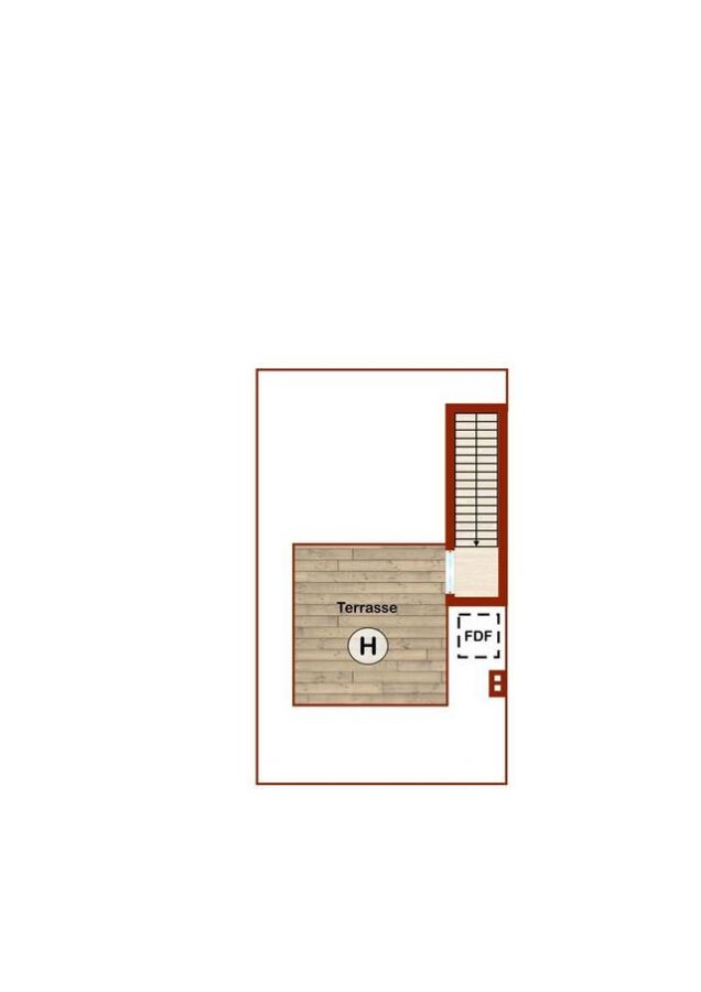 Am Dünenrand mit traumhafter Dachterrasse - Grundriss